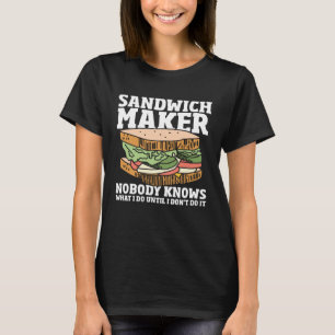 Camiseta Comida Sandwich Fazer Me Torne Um Sanduíche De Sam