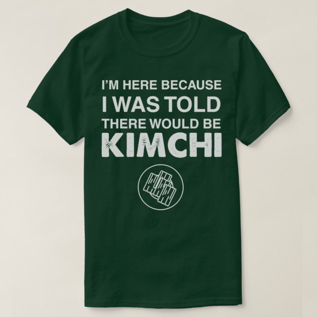 Camiseta Comida Say Kimchi (Frente do Design)