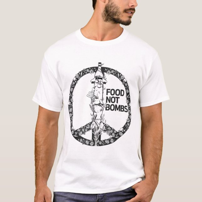 Camiseta Comida sem bombas (Frente)