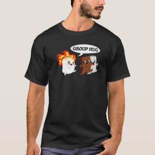 Camiseta Comida Smore Group Hug Marshmallow