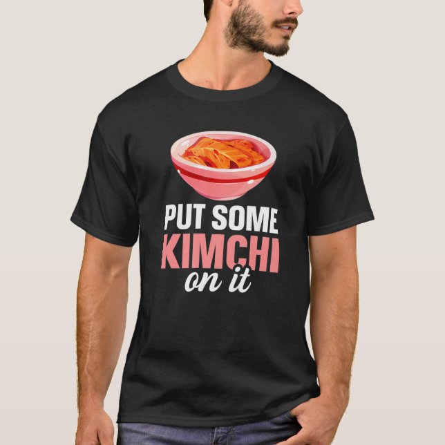 Camiseta Comida Sul-Coreana Coloca Kimchi Nele (Frente)
