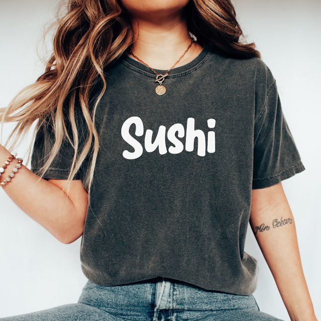 Camiseta Comida Sushi, Comida Japonesa, Sushi Moderno, Sush (Criador carregado)
