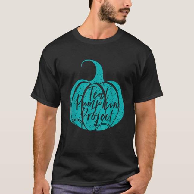 Camiseta Comida Teal Pumpkin Alergia Sensibilização Hallowe (Frente)