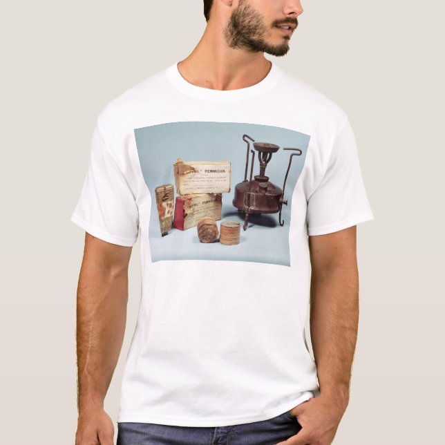 Camiseta Comida tomada na expedição antárctica de Scott (Frente)