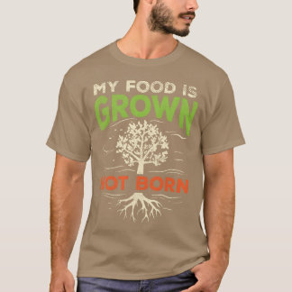 Camiseta Comida Vegana e Vegetariana à Base de Plantas Amig