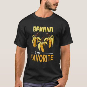 Camiseta Comida Vegana Favorita Choco Banana Vegetarianos V
