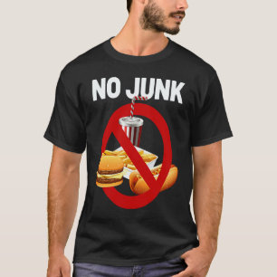 Camiseta Comida Vegana Saudável Sem Lixo