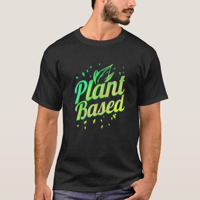 Camiseta Comida vegetal à base de vegetais Veggie Go Vegan (Frente)