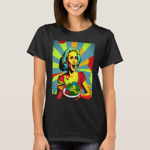 Camiseta Comida Vegetariana Pop Veganismo 2