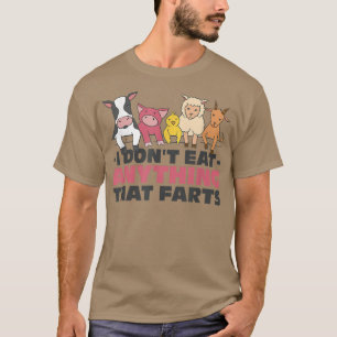 Camiseta Comida vegetariana vegetariana Vegans Amigos Cow P