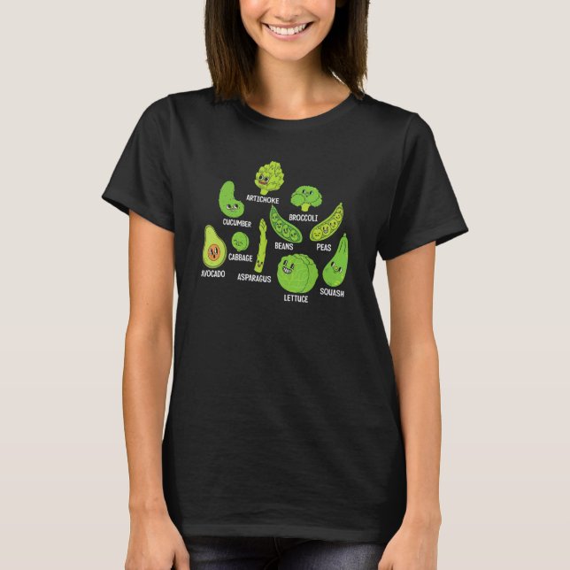 Camiseta Comida vegetativa branca vegetativa vegetativa veg (Frente)
