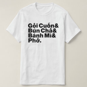 Camiseta Comida vietnamiana da rua