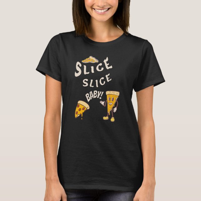 Camiseta Comida Vintage Pizza (Frente)