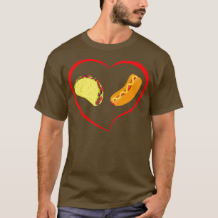 Camiseta Comidas adoram presentes engraçados Eu adoro cach