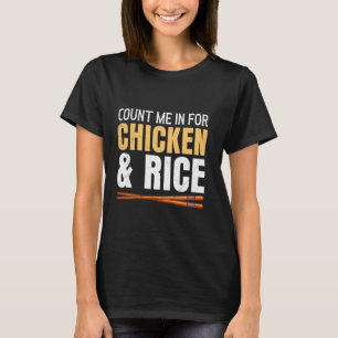 Camiseta Comidas Asiáticas Conte-me para a China do Frango 