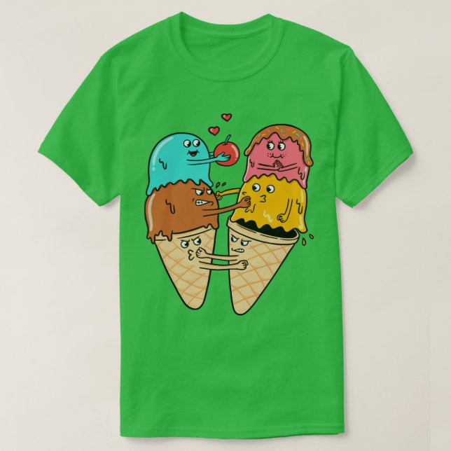 Camiseta Comidas de amor (Frente do Design)