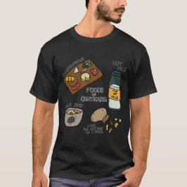 Camiseta Comidas de Conticária