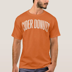 Camiseta Comidas de queda do tipo da Universidade do Rosqui
