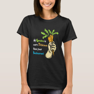 Camiseta Comidas Orgânicas Para Jardineiros Agricultura Loc