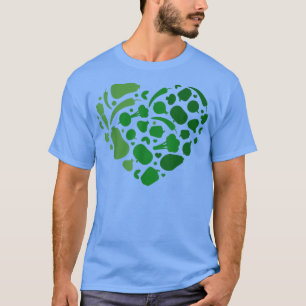 Camiseta Comidas Vegetais Saudáveis Vegetais