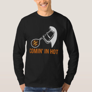 Camiseta Comin in hot glass blowing glass blower