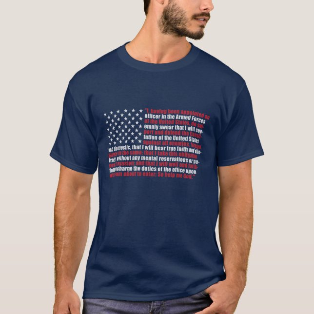 Camiseta Comissão o juramento (sumário) (Frente)