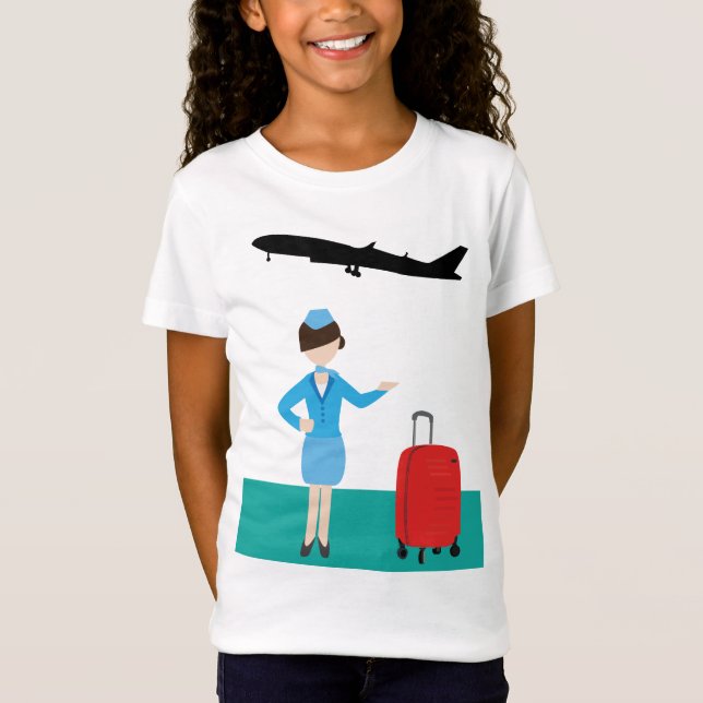 Camiseta Comissária de bordo (Frente)