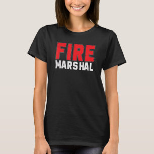 Camiseta Comissário de Bombeiros Investigador de Bombeiros
