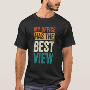 Camiseta Comissário de Bordo Piloto Meu Escritório Tem A Me