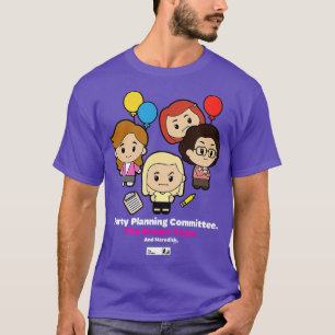 Camiseta Comitê de Planeamento do Office Cute Party 1