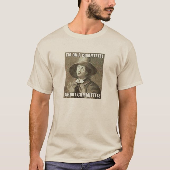 Camiseta Comitê sobre o T dos comitês (Frente)