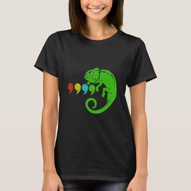 Camiseta Comma Chameleon (Frente)