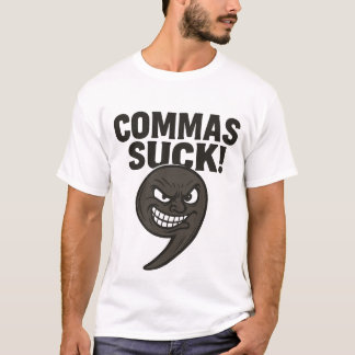 Camiseta comma, editing, editor, book