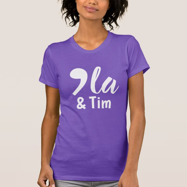 Camiseta Comma Kamala e Tim 2024 (Frente)