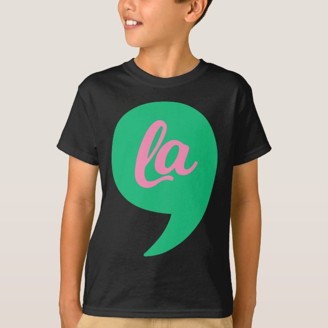Camiseta Comma La Kamala Harris 2022 Eleições Costum (Frente)