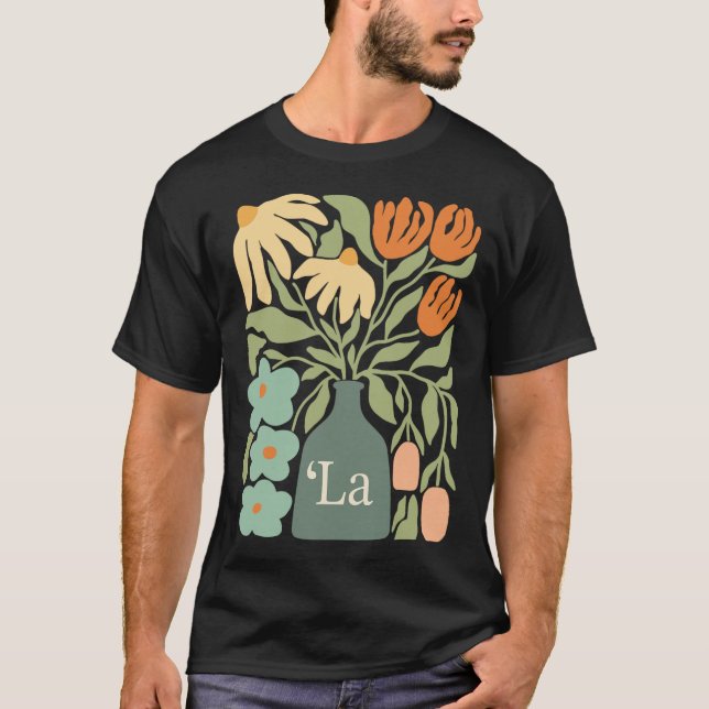 Camiseta Comma La Subtle Boho Flowers Kamala Harris Madame  (Frente)