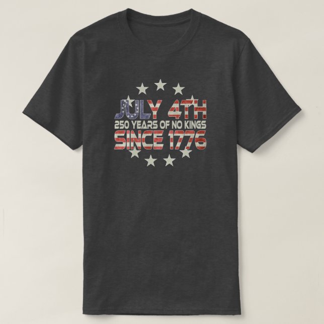 Camiseta Commemorate Our Nations 250th July 4th T-Shirt (Frente do Design)