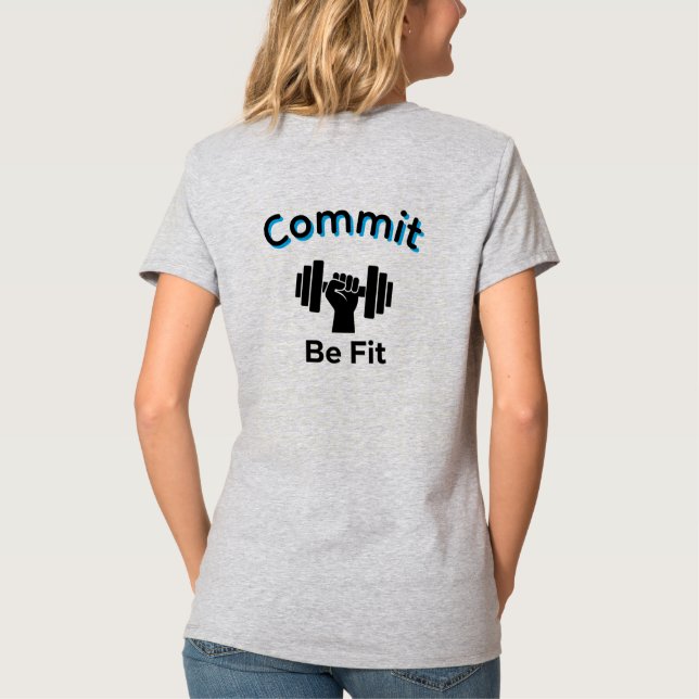 Camiseta Commit To Be Fit ASCENT (Verso)