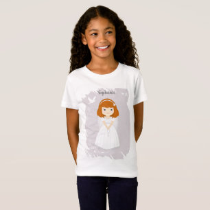 Camiseta Communion Dove Redhead Girl
