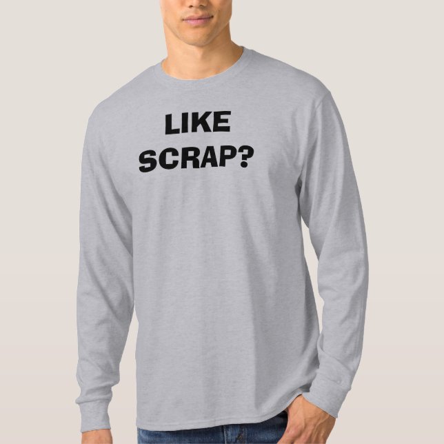 CAMISETA COMO A SUCATA? (Frente)