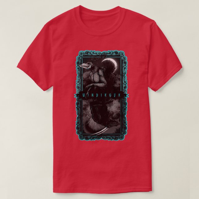 Camiseta Como Acima, Abaixo De Wendigo (Frente do Design)