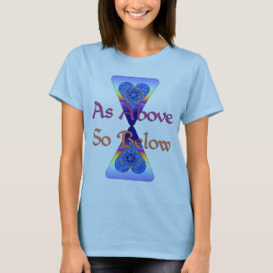 Camiseta Como acima tão abaixo