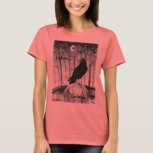 Camiseta "Como acima...tão abaixo" (Frente)