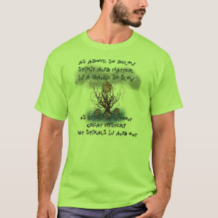 Camiseta Como acima tão abaixo