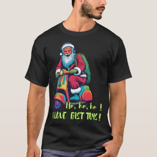 Camiseta Como Adoro Brinquedos Rápidos O Papai Noel Está Ch