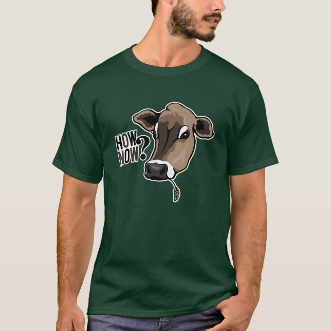 Camiseta Como agora vaca de Brown? (Frente)