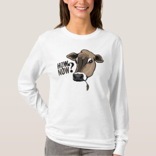 Camiseta Como agora vaca de Brown?