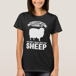 Camiseta Como Aprendi Crescendo Você Não Brinca Com Criação