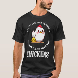 Camiseta Como Aprendi Crescendo Você Não Brinca Fazenda de