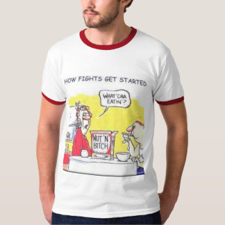 Camiseta Como as lutas obtêm começadas